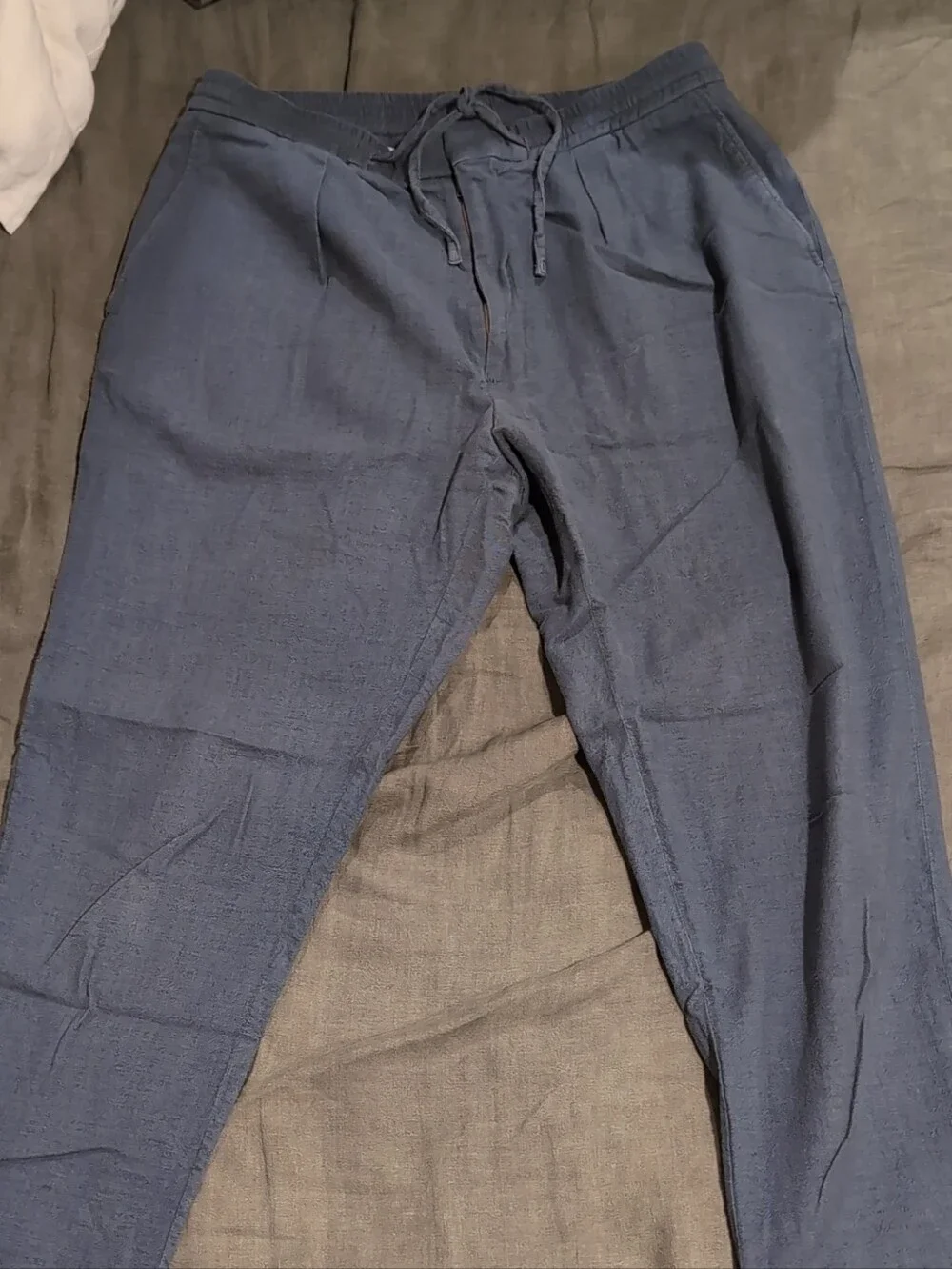 Men's Classic Navy Drawstring Joggers